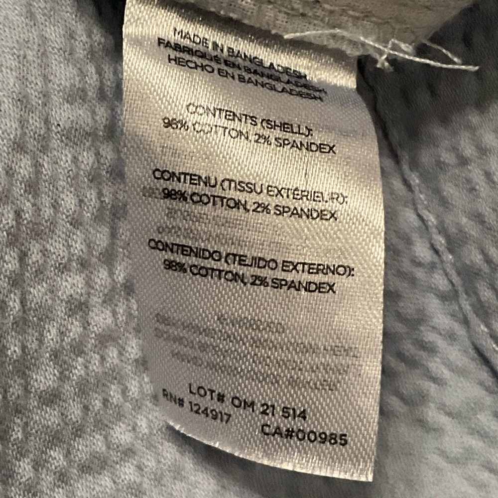 NWT $85 onia Pull on Seersucker Blue Short M - Picture 11 of 11
